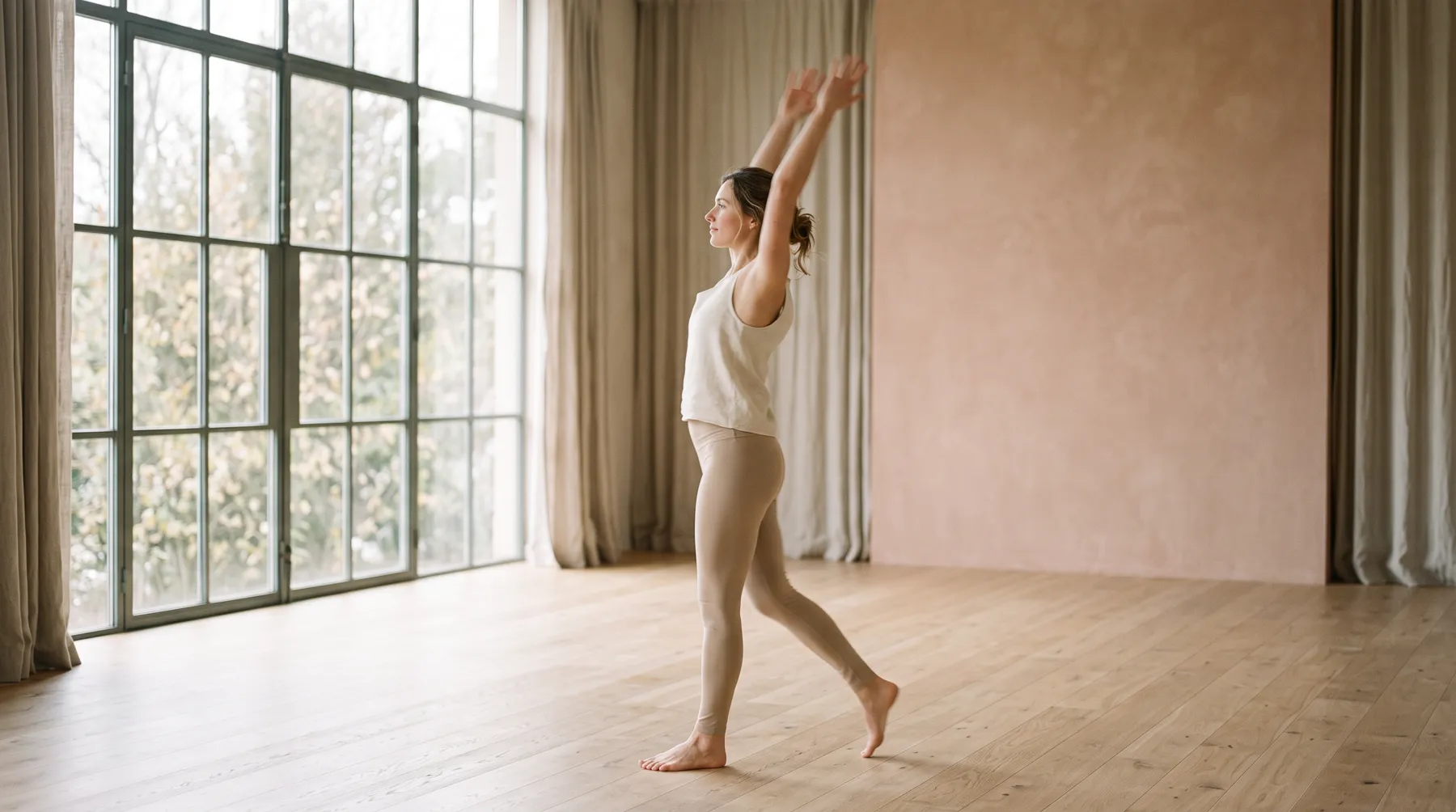 A moving vinyasa class